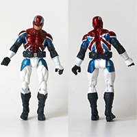 Captain America The First Avenger 3.75 Captain Britain Action Figure Loose