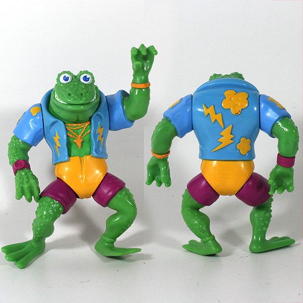 Vintage TMNT Genghis Frog Action Figure Loose