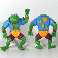 Vintage TMNT Genghis Frog Action Figure Loose