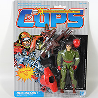 COPS n CROOKS Checkpoint Action Figure 1988 MOC