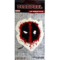 Marvel Deadpool Splatter Head Decal Sticker
