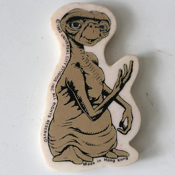 Vintage E.T. the Extra Terrestrial Eraser