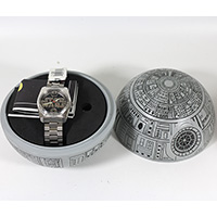 Star Wars Fossil Watch with Ceramic Death Star Case