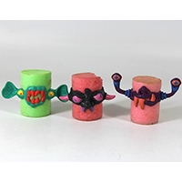 Vintage The Real Ghostbusters Finger Pop Friends