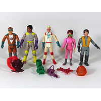 Vintage The Real Ghostbusters Fright Features Figures Lot of 5