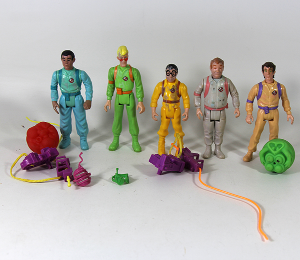 Vintage The Real Ghostbusters Slimed Heroes Figures Lot of 5