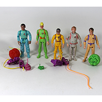 Vintage The Real Ghostbusters Slimed Heroes Figures Lot of 5
