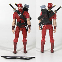 G.I .Joe 25th Anniversary Cobra Red Ninja 2008 Loose Figure