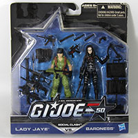 G.I. Joe 50th Anniversary Lady Jaye vs Baroness 2-Pack
