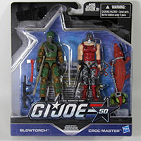 G.I. Joe 50th Anniversary Blowtorch vs Croc Master 2-Pack