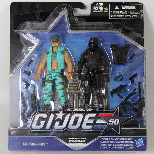 G.I. Joe 50th Anniversary Gung-Ho vs Cobra Shadow Guard 2-Pack