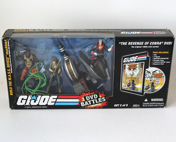 G.I. Joe DVD Battles Revenge of Cobra Build The Mass Device Machine Loose