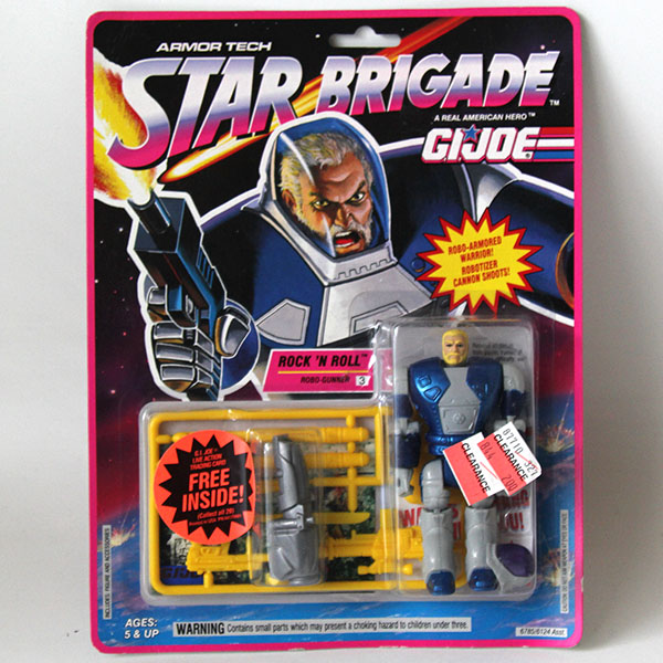 Vintage G.I. Joe Star Brigade Rock n Roll 1993 Action Figure