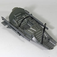 Vintage G.I. Joe Phantom X-19 Cockpit and Rails Part