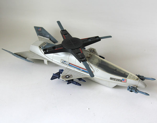 Vintage G.I. Joe Sky Storm X-Wing Chopper Loose Vehicle