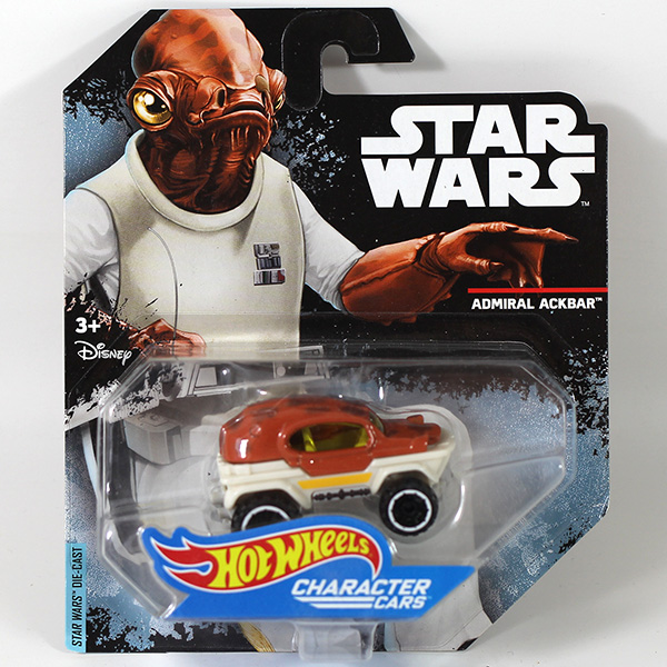 Star Wars Hot Wheels Character Cars Admiral Ackbar