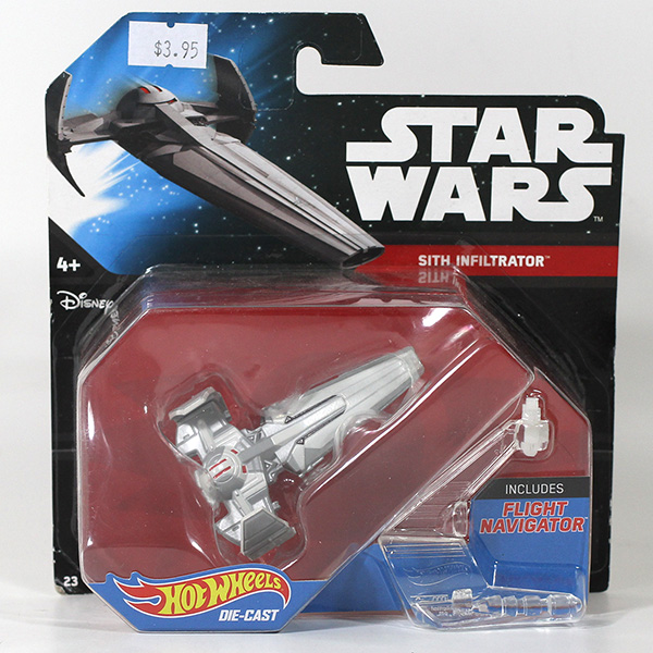 Star Wars Hot Wheels Sith Infiltrator with Flight Navigator