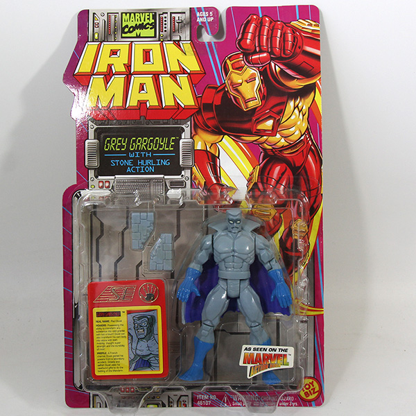 Iron Man Grey Gargoyle with Stone Hurling Action Figure MOC