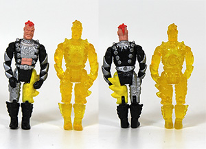 Vintage M.A.S.K. Bruno Sheppard and Clone figures loose