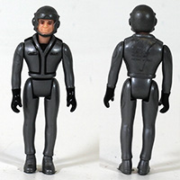 Laser Force Silver Pilot 1983 Loose Action Figure