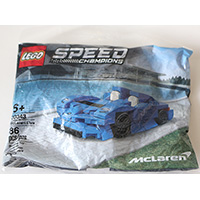 Lego Speed Champions Mclaren Elva Blue Poly Bag 30343