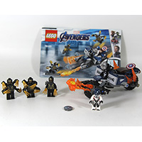 Lego Marvel Super Heroes Captain America: Outriders Attack 76123