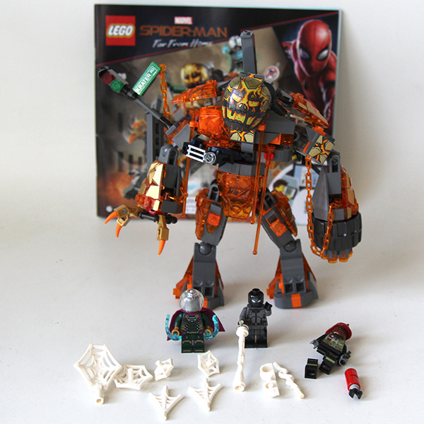 Lego Marvel Super Heroes Spider-Man Molten Man Battle 76128