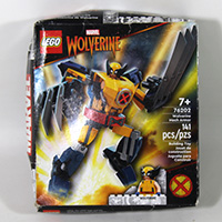 Lego Marvel Wolverine Mech Armor 76202 Damaged Box