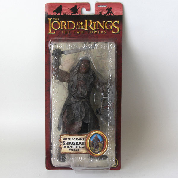 Lord of the Rings The Two Towers Shagrat Mordor Uruk-Hai Warrior Action Figure