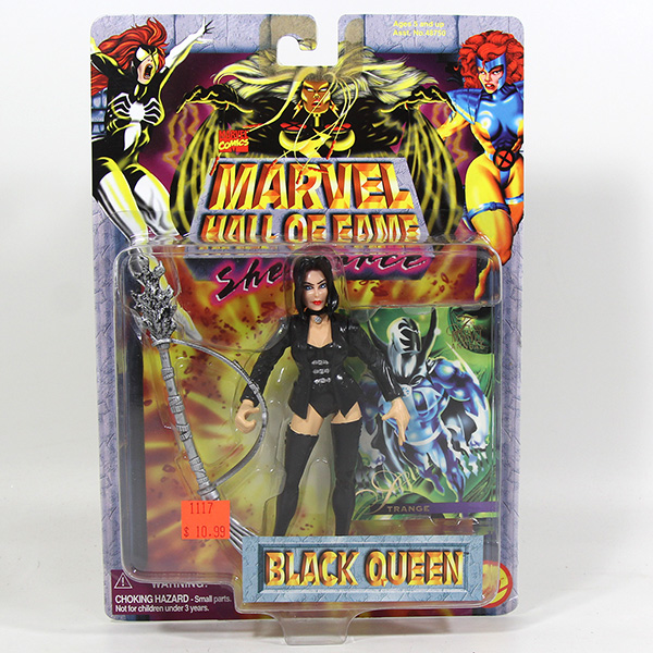 Marvel Hall of Fame Black Queen Action Figure 1996 MOC