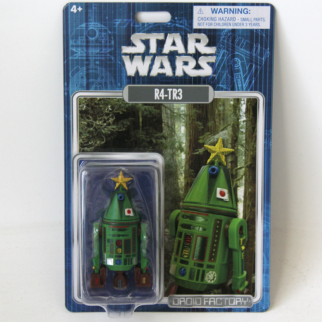 Star Wars Droid Factory Disney Parks R4-TR3 Christmas Figure