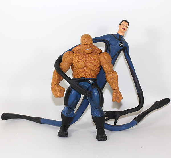 Fantastic Four Raging Thing with Bendy Mr. Fantastic Loose Action Figure