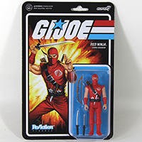 G.I. Joe Red Ninja Cobra Assassin 3.75 inch ReAction Figure