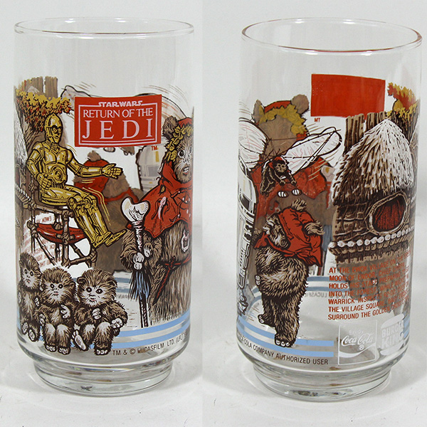 burger king return of the jedi collector glasses