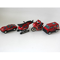 Secret Wars 4 Vehicle Spiderman Set 1984