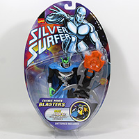 Silver Surfer RAZE Cosmic Shield Blaster action figure 1997 MOC