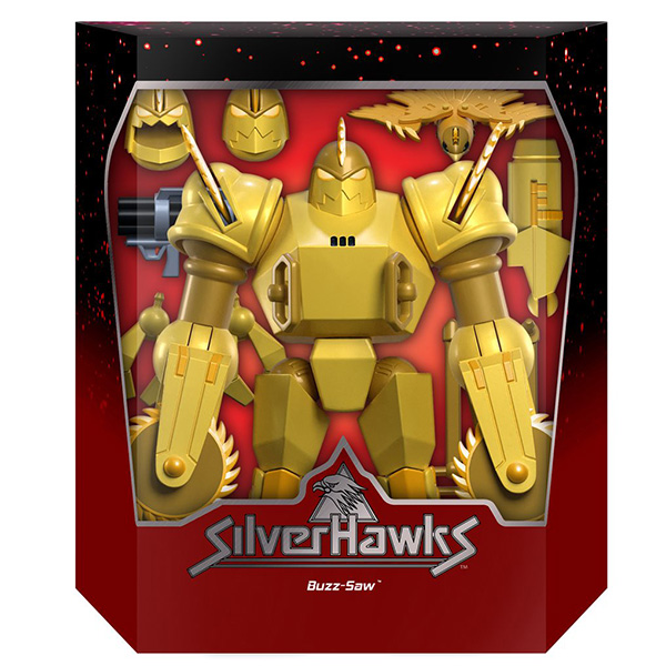 SilverHawks Ultimates Buzz-Saw 8 Inch Action Figure