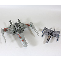 Star Wars Action Fleet Micro Machines Concept and X-Wing Fighter Loose