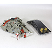 Star Wars Action Fleet Rebel Snowspeeder Hoth Battle Damaged