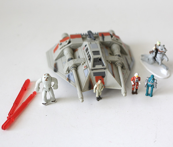 Star Wars Action Fleet Ice Planet Hoth Ship and Figures Loose