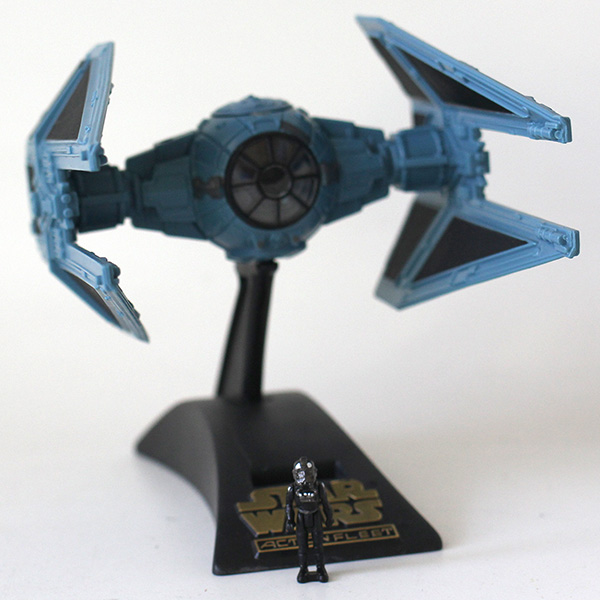 Star Wars Action Fleet Tie Interceptor with Pilot Loose
