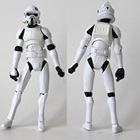 Star Wars The Clone Wars Arf Trooper CW18 Loose Figure