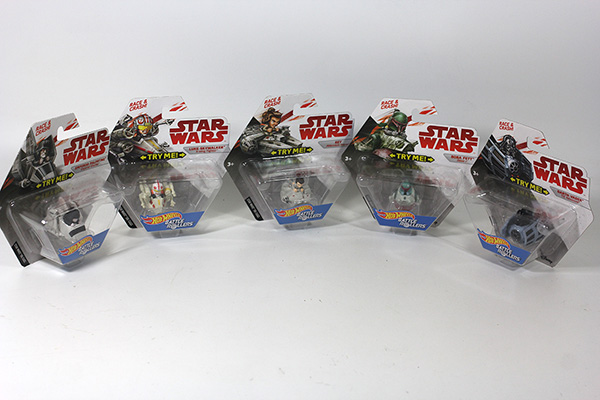 Star Wars Hot Wheels Lot of 5 Battle Rollers