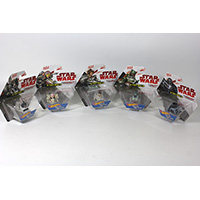 Star Wars Hot Wheels Lot of 5 Battle Rollers