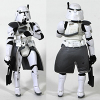 Star Wars Clone Commander Heavy Trooper Battlefront 2 Loose Figure