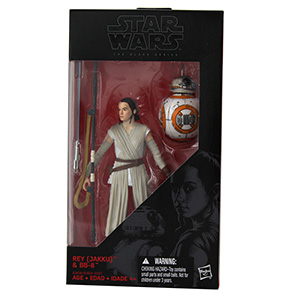 Star Wars The Black Series 6 Inch Rey with BB-8