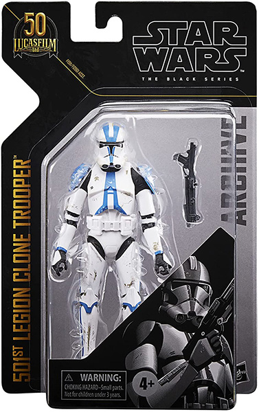 Star Wars The Black Series Archive 501st Legion Clone Trooper 6 Inch Action Figure