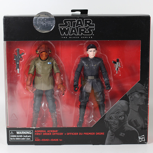 Star Wars Black Series Admiral Ackbar and First Order Officer