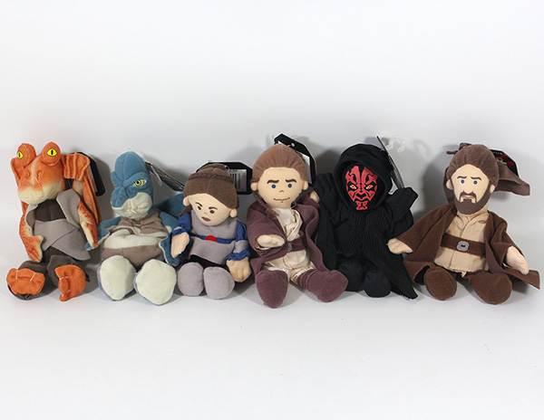 Star Wars Buddies Episode 1 Plush Lot of 6