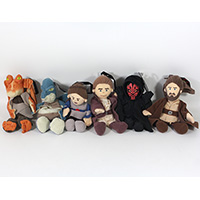 Star Wars Buddies Episode 1 Plush Lot of 6